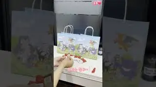 이삭 토스트 포켓몬 랜덤 뱃지 2탄! 이번에는 봄니가 뽑는다! 친구도 데리고 4개 구매! ㅋㅋㅋ