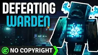 Defeating the Warden in Minecraft - No Copyright Gameplay (Free To Use)