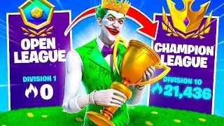 "Reaching Champion League in 24 Hours" Fortnite Arena Thumbnail Speedart