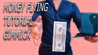 Money Flying outside Wallet MAGIC Tutorial Easy Gimmick