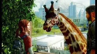 Элли впервые встречает жирафа: Одни из нас (The Last of Us) PS4 PRO HDR FULL HD 1080p