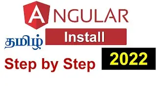 Angular Installation CLI 2022 in Tamil