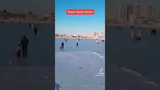 Xəzər Dənizi dondu #short #shortvideo #reels #tiktok #india #xeberler #azerbaycan #sonxeberler