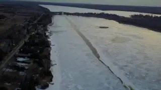 DJI MAVIC PRO FIRST FLIGHT OVER FROZEN LAKE IN CANADA
