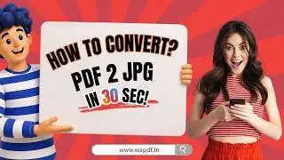How to Convert ? PDF to JPG in 30 SECONDS