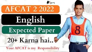 English Expected paper for AFCAT 2 2022.