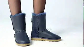 UGG Zip Metallic Navy