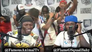 Mississippi Rapper Flame G SquadBaby Stops by Drops Hot Freestyle on Famous Animal Tv