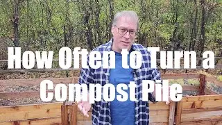 How often to turn a compost pile