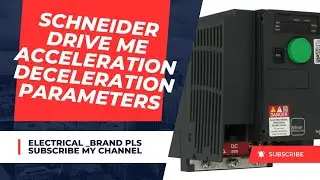 Schneider vfd acceleration deceleration parameters #industrialelectrician #vfd #schneider
