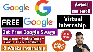 Google Virtual Internship Program 2022|Google Internship| Google online Internship #googleinternship