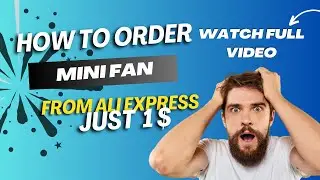 How to Order a $1 Mini Fan from AliExpress - Easy Step by Step Guide