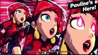 Pauline & Diddy Kong In Mario Strikers Battle League
