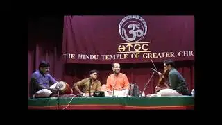 HINDU TEMPLE OF GREATER CHICAGO, LEMONT, IL: MUSIC MELA 19: FEATURED CONCERT: ARAVIND: TAMIL KRITHI