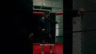 Тренировка с резиной для бойца
