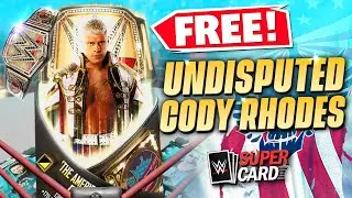 How to get a FREE Undisputed CODY RHODES! Double PLE Card Cash in! | WWE SuperCard