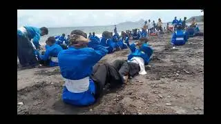 Latihan bersama THS-THM Distrik Ruteng di Pantai Wae Maras