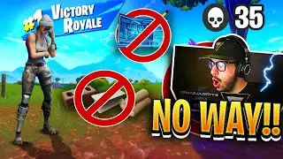 Typical Gamer Does the *NO BUILDING* Challenge in Fortnite and WINS!!