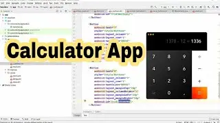 Design Calculator In Android Studio Using Grid View Layout