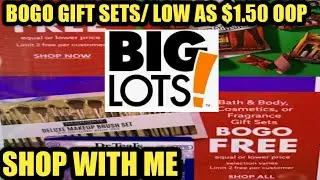 12/9/2020 BIG LOTS BOGO GIFT SETS AND $5/$15 COUPON *SHOP WITH ME *