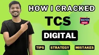 How I Cracked TCS DIGITAL | TCS DIGITAL Interview