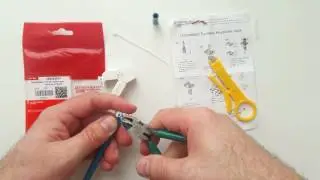 Cat.6A 180°Unshielded Toolless  Keystone Jack Installation