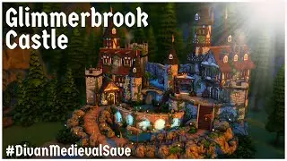 Glimmerbrook Castle | #DivanMedievalSave | The Sims 4 Speed Build | No CC 🏰