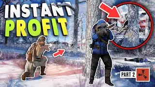 WORKING with my NEIGHBORS in a FIGHT for HUGE PROFIT! - Rust (Part 2/4)