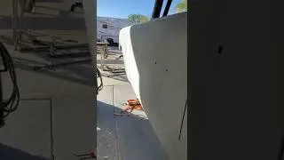 Smoothing out the 1956 Chevy gasser. Car is gapped metal work complete now time for the skim coat.