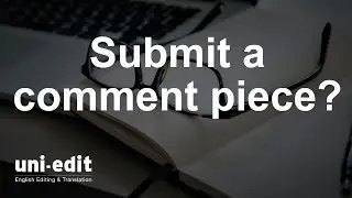 What is a comment piece? How to submit a comment piece?