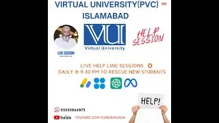 Virtual University Helpline 1122 ( For New & Old Students ) Day-2