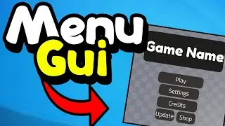 Roblox Studio How to make a Menu Gui!