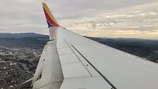 Southwest Boeing 737-700 | Landing in Spokane (GEG)