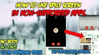 How To Use Split Screen In Non-Supported Apps||Without Developer Option||By Devraj Mobile Tech