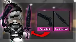 NEW MM2 DARK SET GAMEPLAY… (Murder Mystery 2)