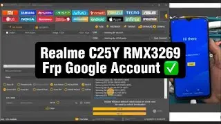 Realme C25Y RMX3269 Frp bypass with UNLOCKTOOL