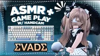 Roblox Evade | keyboard ASMR w/ handcam - No talk & No music #7