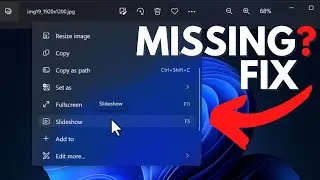 Fix - Windows 11 Photos App Slideshow Option Missing | Not working