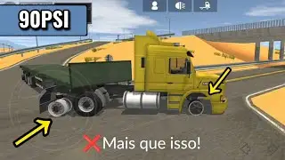 Scania 142H estourou quase todos pneus em Grand Truck Simulator 2