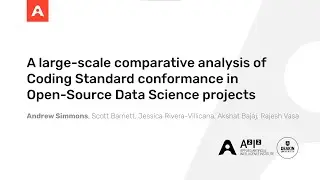 ESEM 2020: A Large-scale Comparative Analysis of Coding Standard Conformance in Open S. Data Science