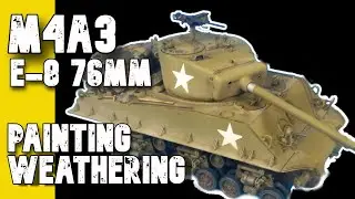 ASUKA MODEL 1/35 M4A3 E8 / Easy Eight Sherman PAINTING / WEATHERING