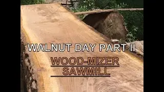 Walnut Day on the Woodmizer LT35 Part II
