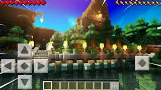 NEW BEST SHADER IN MCPE! (Minecraft Bedrock)
