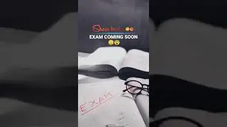 Exam  coming soon in 2021 ☝☝status video