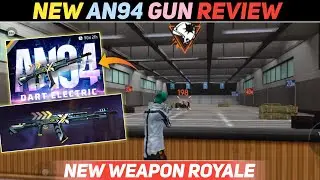 NEW WEAPON ROYALE 😍 FREE FIRE !! DART ELECTRIC AN94 GUN SKIN REVIEW !! NEW AN94 GUN कैसा है ?