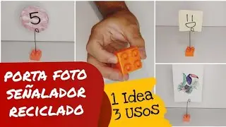 PortaFoto facil con materiales reciclados ♻️ DIY