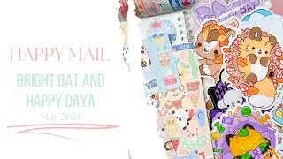 HAPPY MAIL | Bright Bat Designs and Happy Daya Stickers