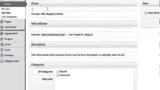 WordPress Tutorial ~ How To Add & Edit Links