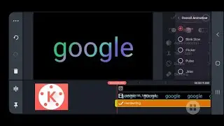 How to have colour effect in text by kinemaster|| colour effect animation ||