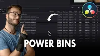 POWER BINS | Projektübergreifende Struktur erstellen | DaVinci Resolve Tutorial (Deutsch)